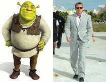 Shrek bald als James Bond?