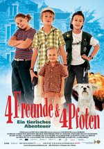 Poster 4 Freunde und 4 Pfoten - Ein tierisches Abenteuer