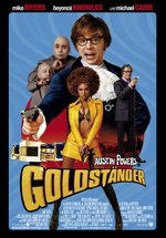 Poster Austin Powers in Goldständer