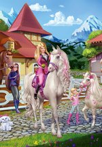 Poster Barbie &amp; ihre Schwestern im Pferdeglück