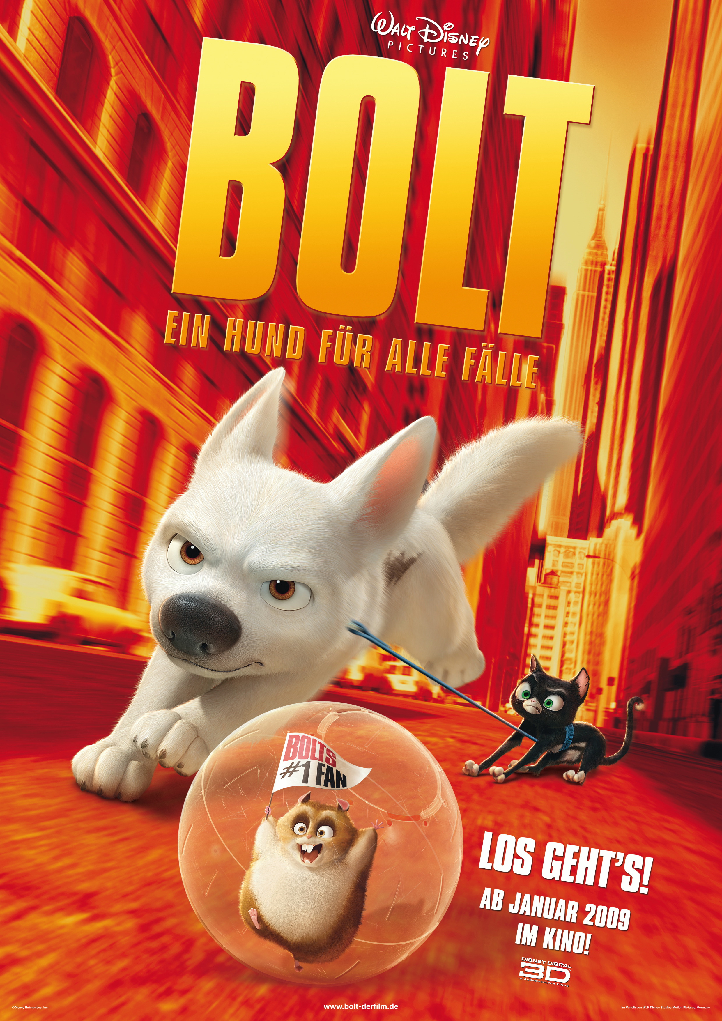 Flytte rørledning Paradoks Bolt - Ein Hund für alle Fälle · Film 2009 · Trailer · Kritik