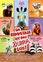 Poster Im Rennstall ist das Zebra los!