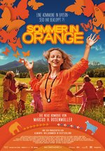 Poster Sommer in Orange