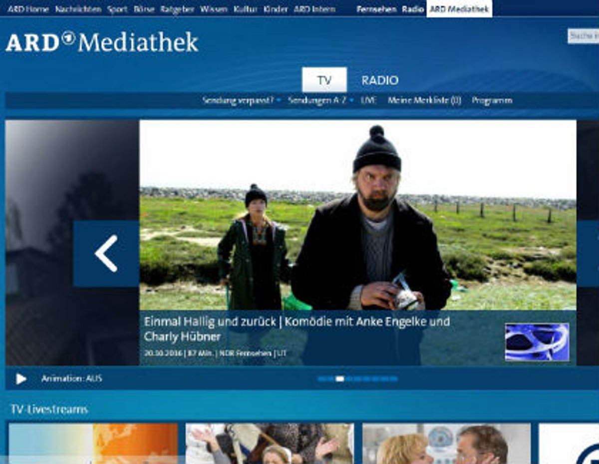 Welche Sender Geh ren Zur Ard Mediathek ZWFHT Welche Sender Geh ren Zur Ard Mediathek ZWFHT