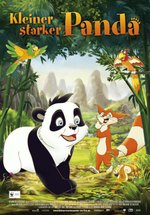 Poster Kleiner starker Panda