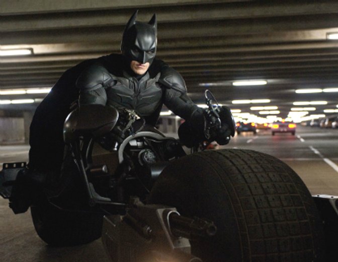 The Dark Knight Batman Christian Bale Batpod