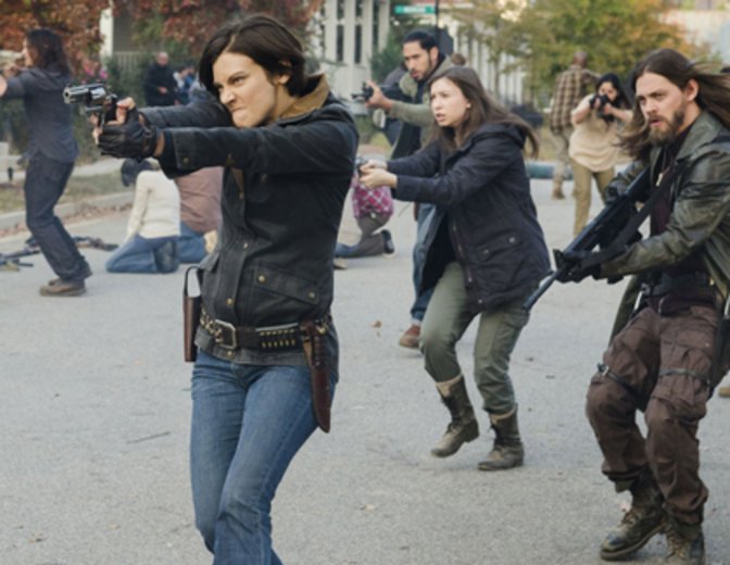The Walking Dead Staffel 7 Finale Maggie Jesus