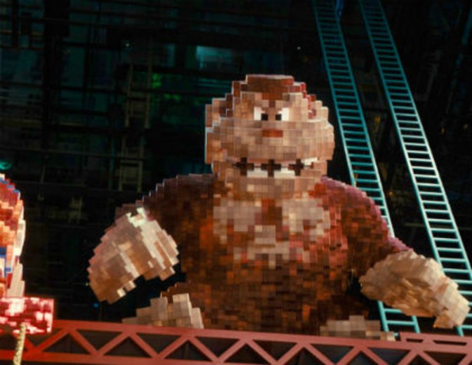 Marios Ex-Feind Donkey Kong konnte in Pixels eine (Fässer-)tragende Rolle ergattern © Sony Pictures
