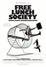 Poster Free Lunch Society - Komm komm Grundeinkommen