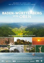 Poster Baden-Württemberg von oben