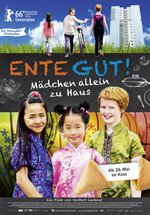 Poster Ente gut! Mädchen allein zu Haus