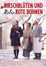 Poster Kirschblüten und rote Bohnen