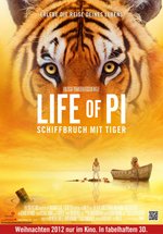 Poster Life of Pi - Schiffbruch mit Tiger