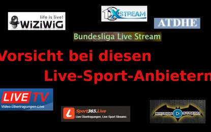 ATDHE & Alternativen: Vorsicht bei diesen Live-Sport-Streams