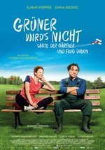 Poster Grüner wird's nicht, sagte der Gärtner und flog davon