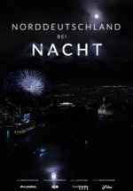 Poster Norddeutschland bei Nacht