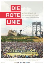 Poster Die rote Linie