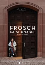 Poster Frosch im Schnabel