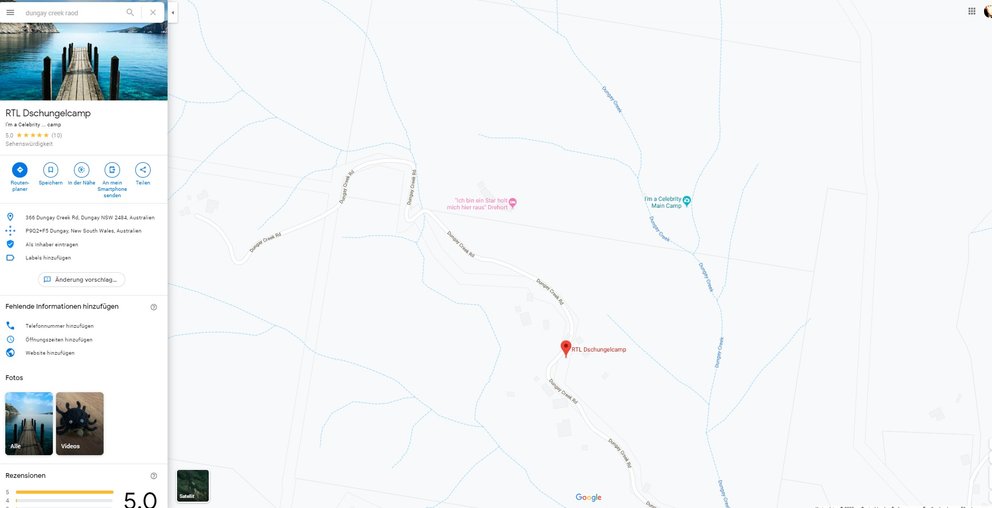 Dschungelcamp: Drehort – wo genau liegt der Zeltplatz des Grauens?