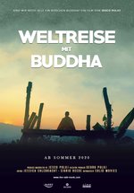 Poster Weltreise mit Buddha