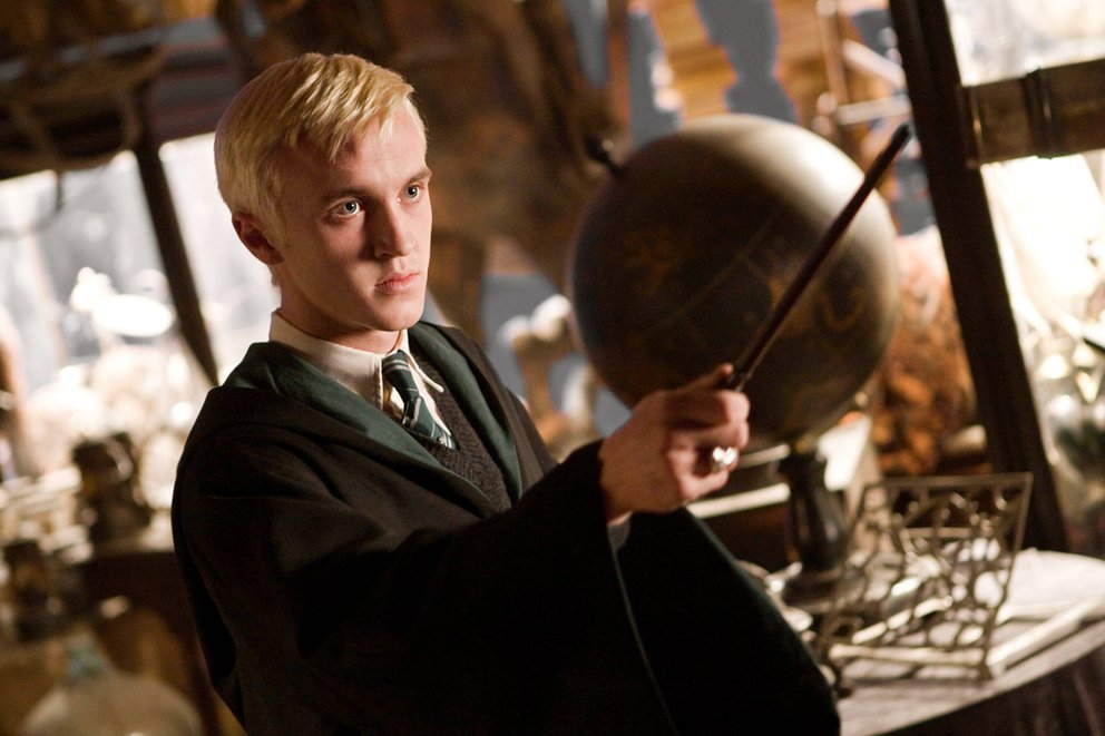 Tom Felton als Draco Malfoy.