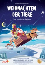 Poster Weihnachten der Tiere