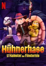 Poster Hühnerhase und der Hamster der Finsternis