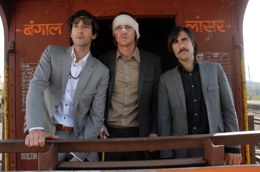 Auf dem Bild: Adrien Brody, Owen Wilson und Jason Schwartzman in „Darjeeling Limited“ 