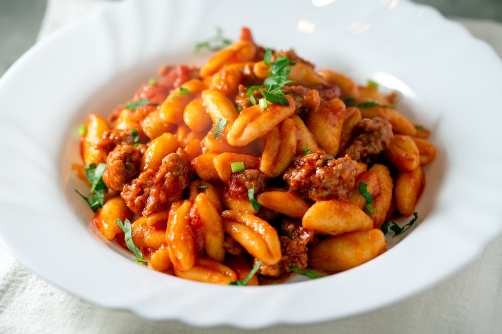 Cavatelli mit Bolognese