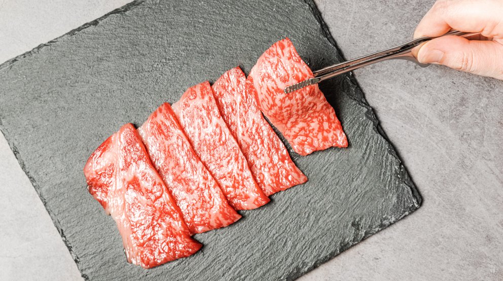 Wagyu Fleisch in Streifen