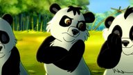 Kleiner starker Panda