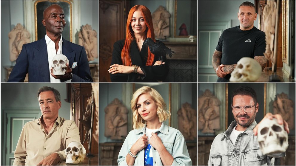 Die zweifach für den Deutschen Fernsehpreis nominierte Show "Die Verräter - Vertraue Niemandem!" startet mit einem Halloween-Special am Donnerstag, 10. Oktober 2024 auf RTL+ und RTL. Sechs weitere der 16 Spieler stehen nun fest: (oben v.l.) Model und Choreograph Bruce Darnell (67), Profitänzerin Oana Nechiti (36), der ehemalige Bobsportler Kevin Kuske (45) - (unten v.l.) Schauspieler Jan Sosniok (56), Schauspielerin Susan Sideropoulos (43) und Schauspieler Thomas Drechsel (37)