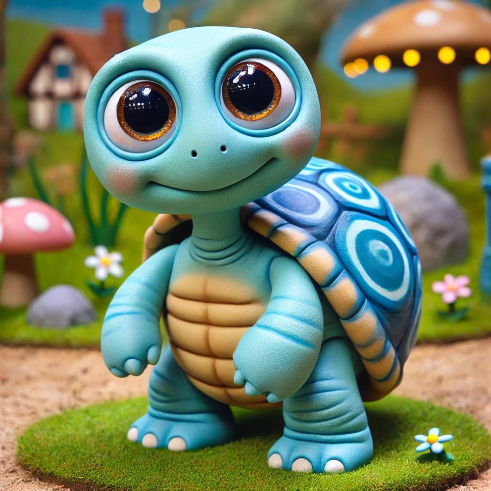 Schiggy als Stop-Motion-Figur