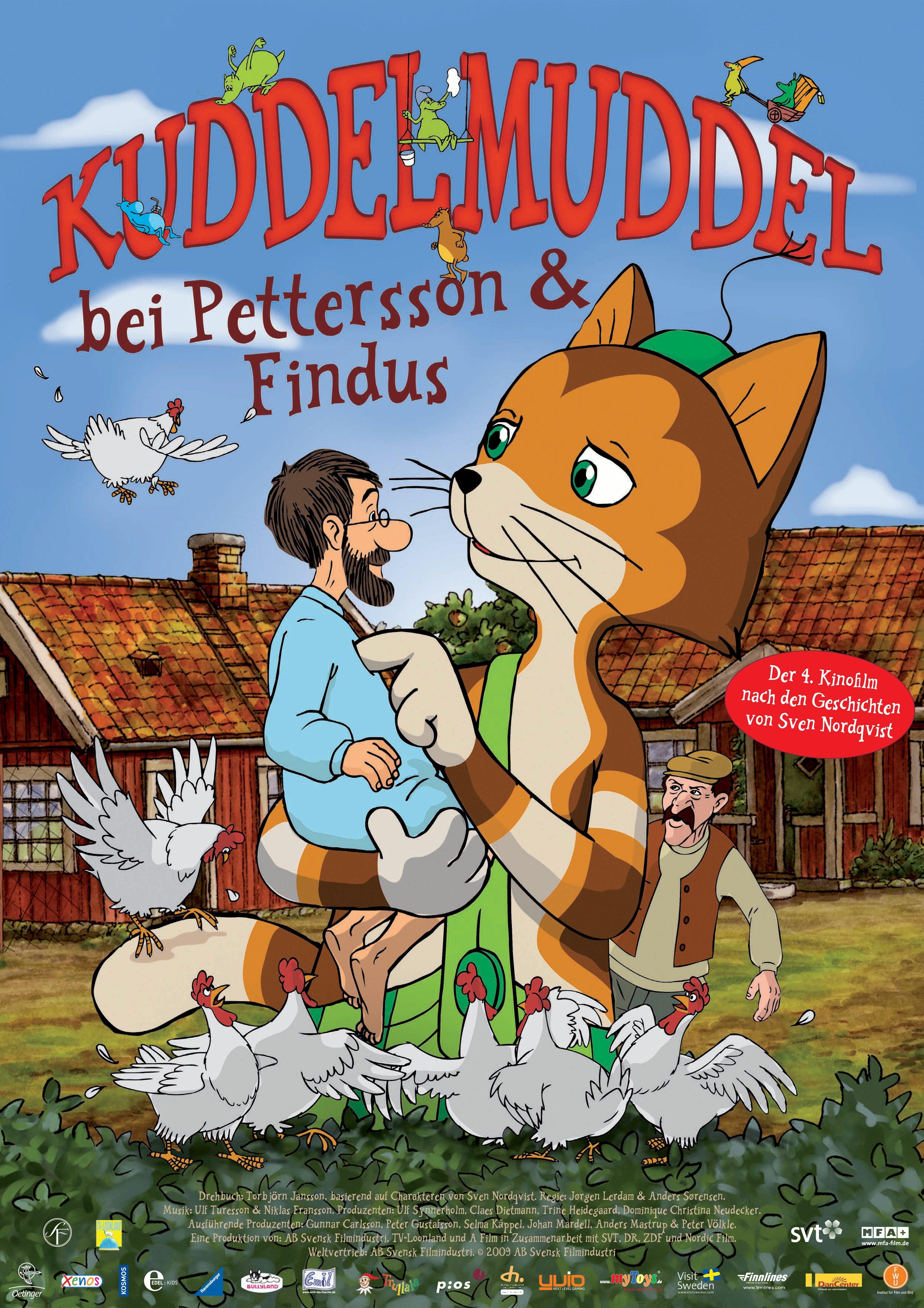 Poster Kuddelmuddel bei Pettersson & Findus