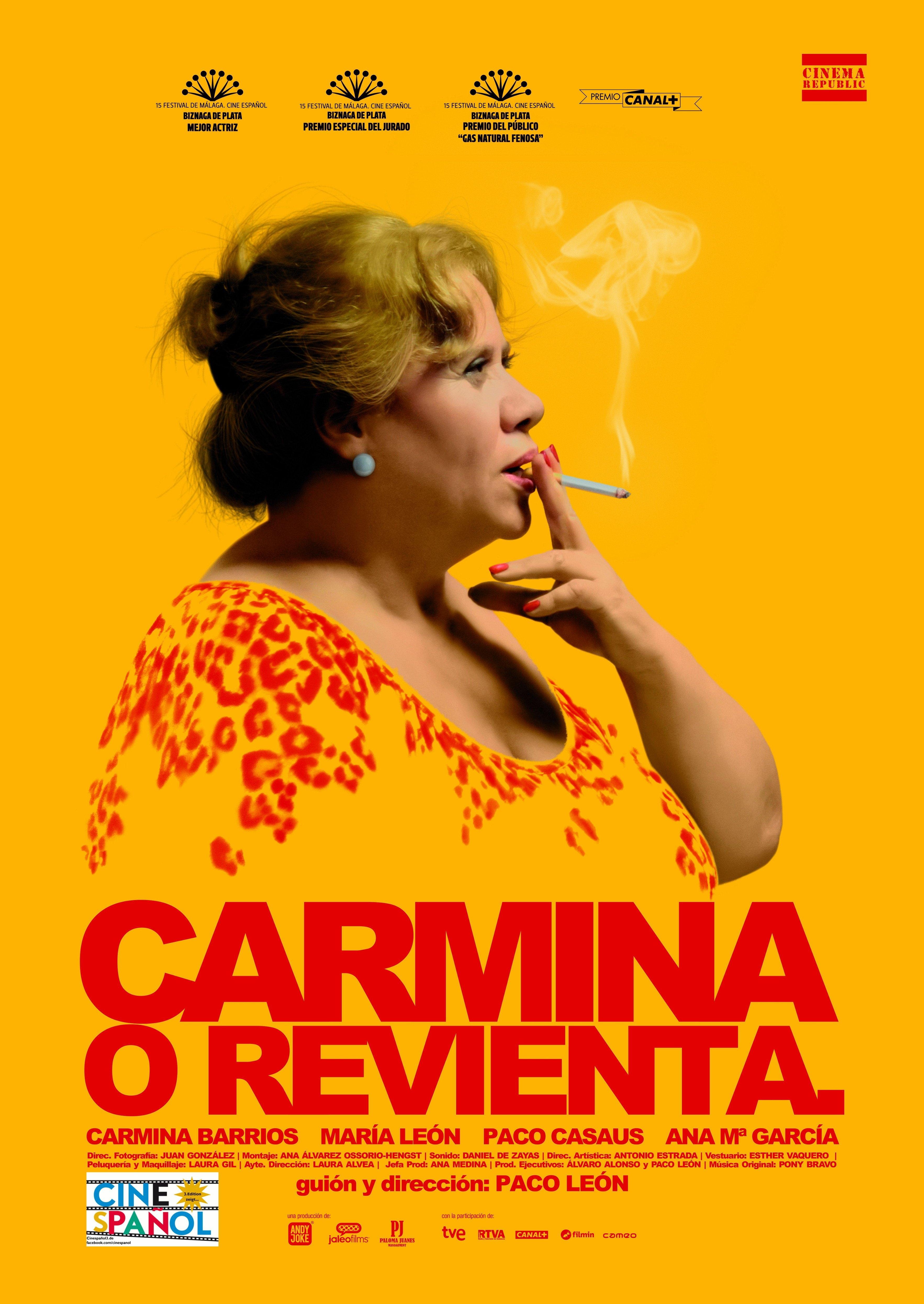 Poster Carmina o Revienta (Cinespañol 3)